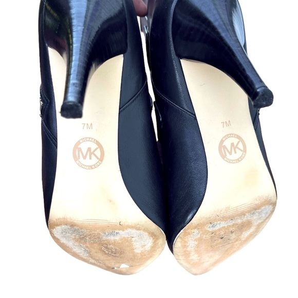 🌻Michael Kors Lori Buckle Boots Black - Picture 6 of 7